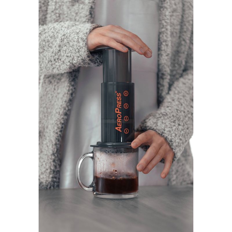 slide 4 of 4, AeroPress Coffee and Espresso Maker - Black, 1 ct
