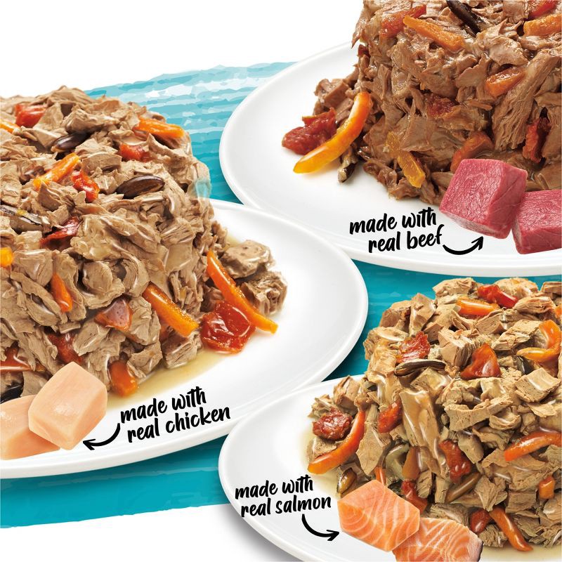slide 2 of 14, Purina Beneful IncrediBites Chicken, Beef & Salmon Recipes Small Dogs Wet Dog Food - 3oz/12ct Variety Pack, 12 ct; 3 oz
