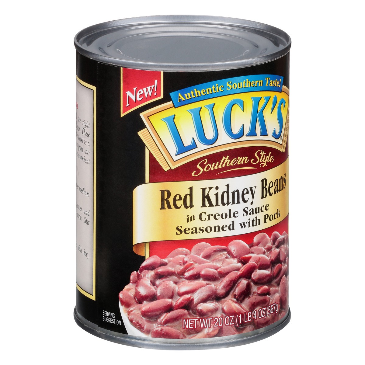 slide 11 of 13, Luck's Seasoned with Pork Southern Style Red Kidney Beans in Creole Sauce 20 oz, 20 oz