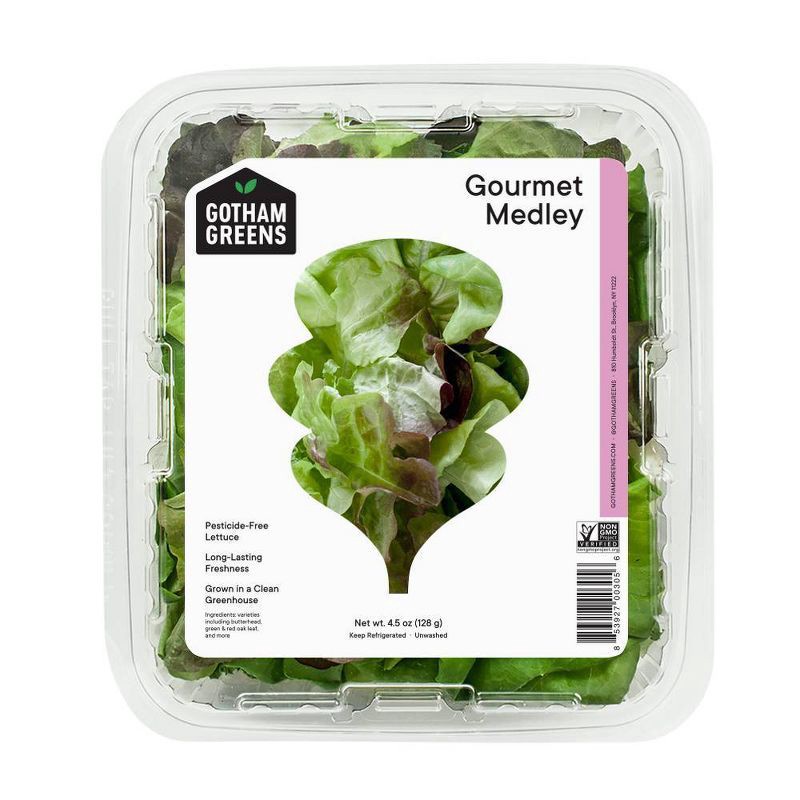 slide 1 of 1, Gotham Greens Gourmet Lettuce Medley - 4.5oz, 4.5 oz