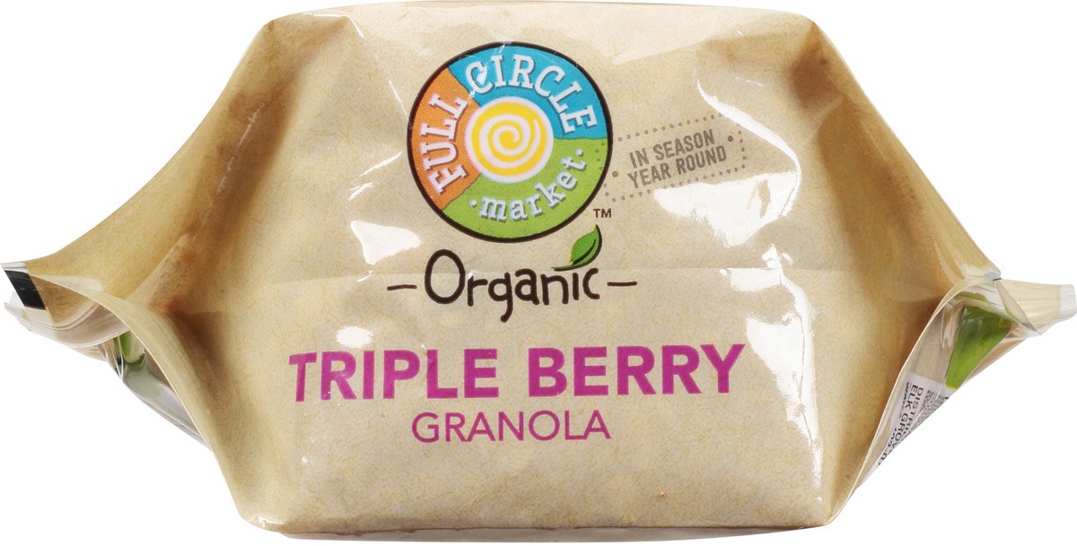slide 10 of 18, Full Circle Market Organic Triple Berry Granola 12 oz, 12 oz