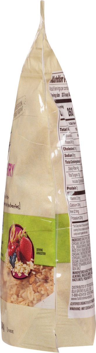 slide 2 of 18, Full Circle Market Organic Triple Berry Granola 12 oz, 12 oz