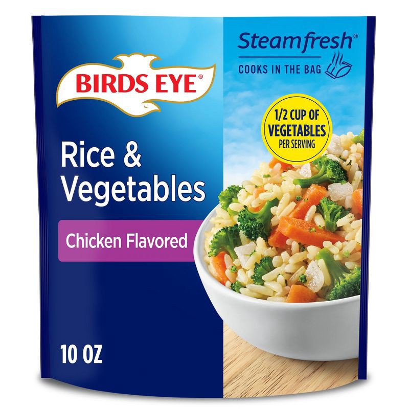 slide 5 of 6, Birds Eye Frozen Chicken Flavored Rice with Broccoli-Carrots & Onions - 10oz, 10 oz