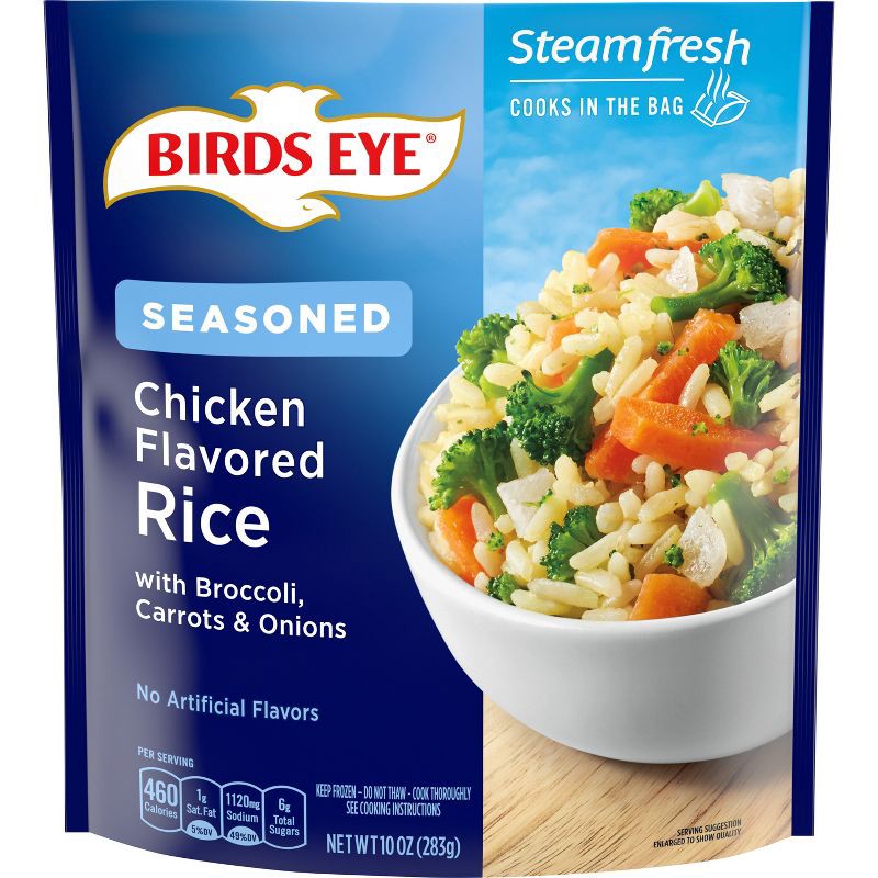 slide 1 of 6, Birds Eye Frozen Chicken Flavored Rice with Broccoli-Carrots & Onions - 10oz, 10 oz