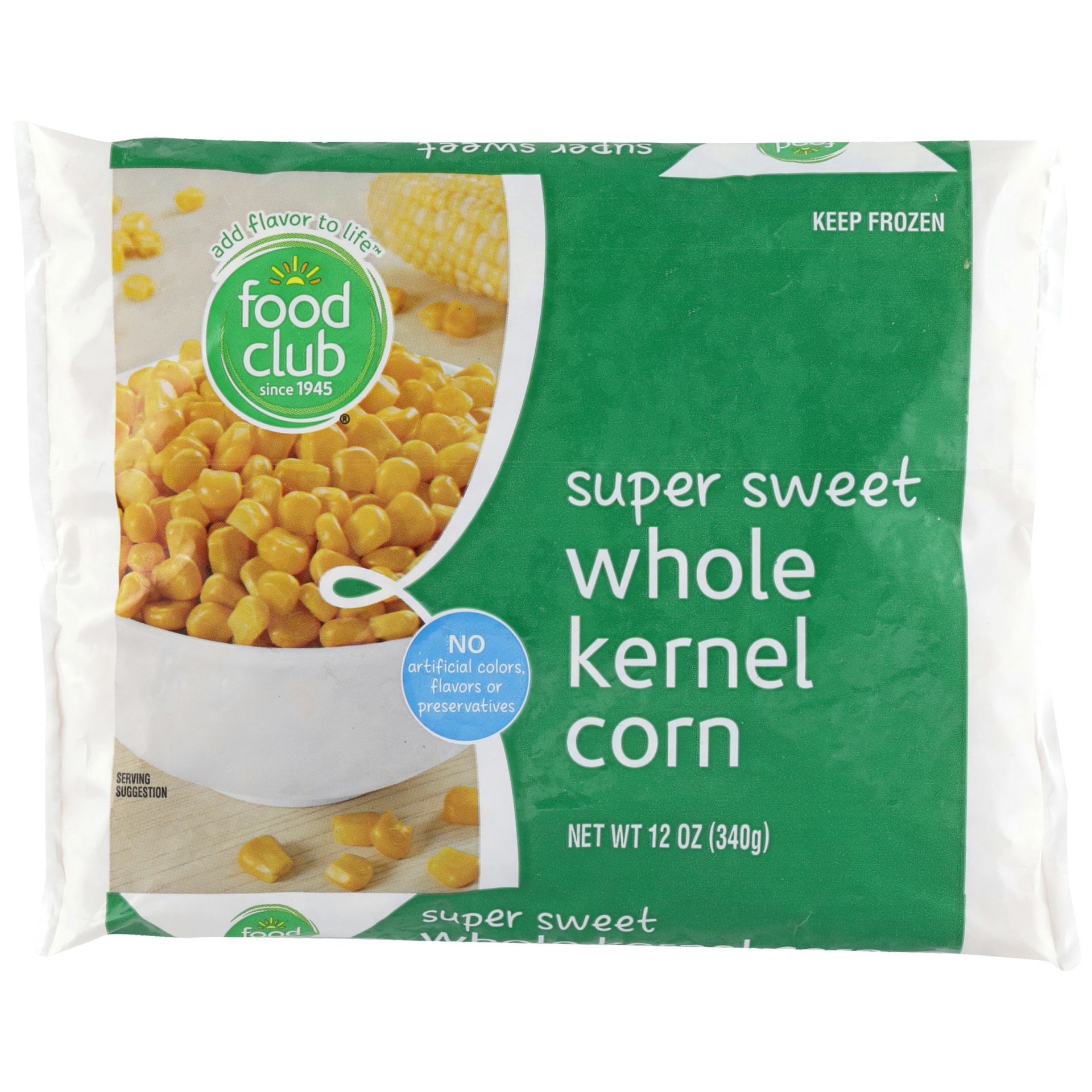 slide 1 of 6, Food Club Whole Kernel Super Sweet Whole Corn, 12 oz