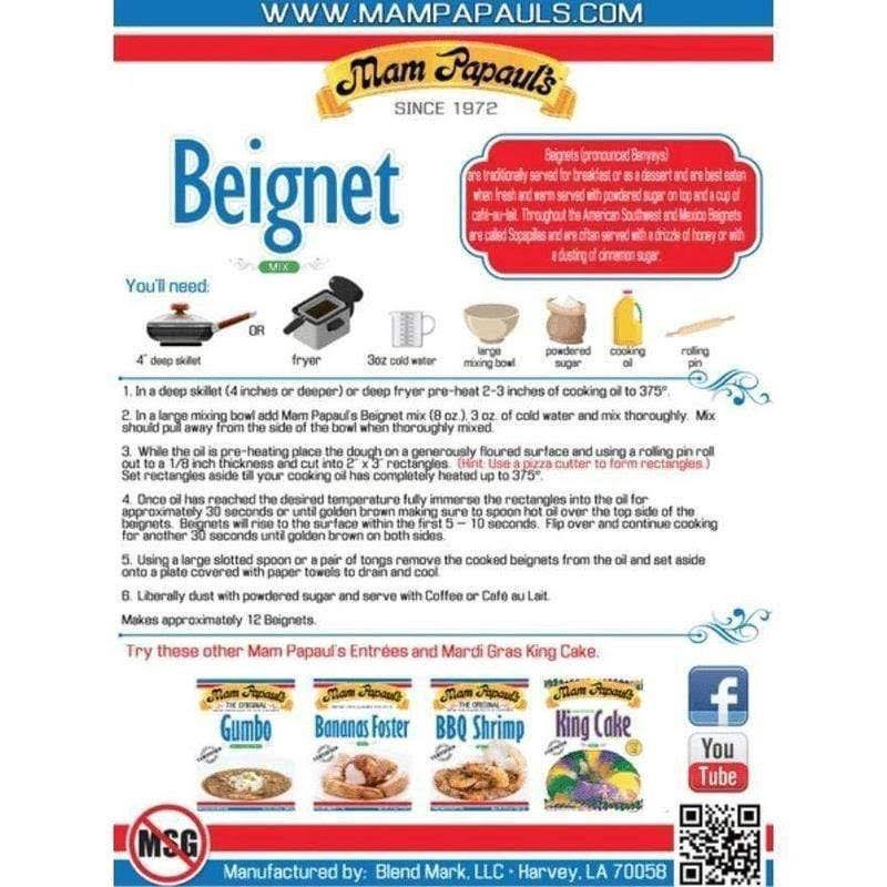 slide 2 of 2, Mam Papaul's Mam Papaul Beignet Mix, 8 oz