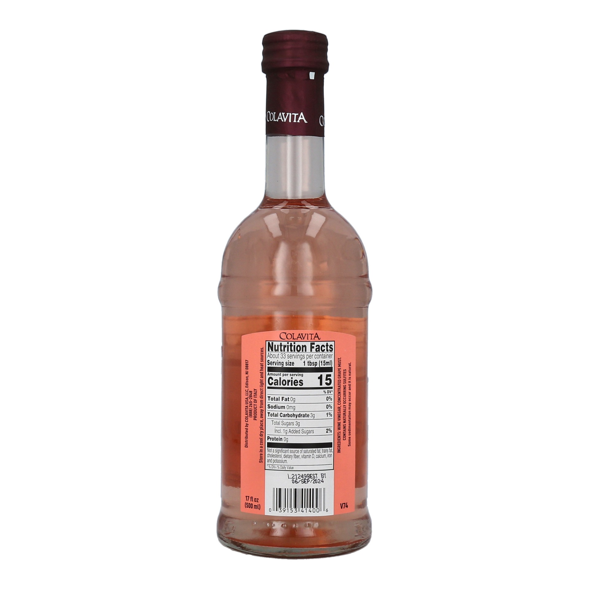 slide 2 of 5, Colavita Rosé Balsamic Vinegar, 17 fl oz