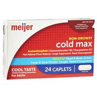 slide 3 of 29, Meijer Cold Multi Symptom Day Caplets, 24 ct