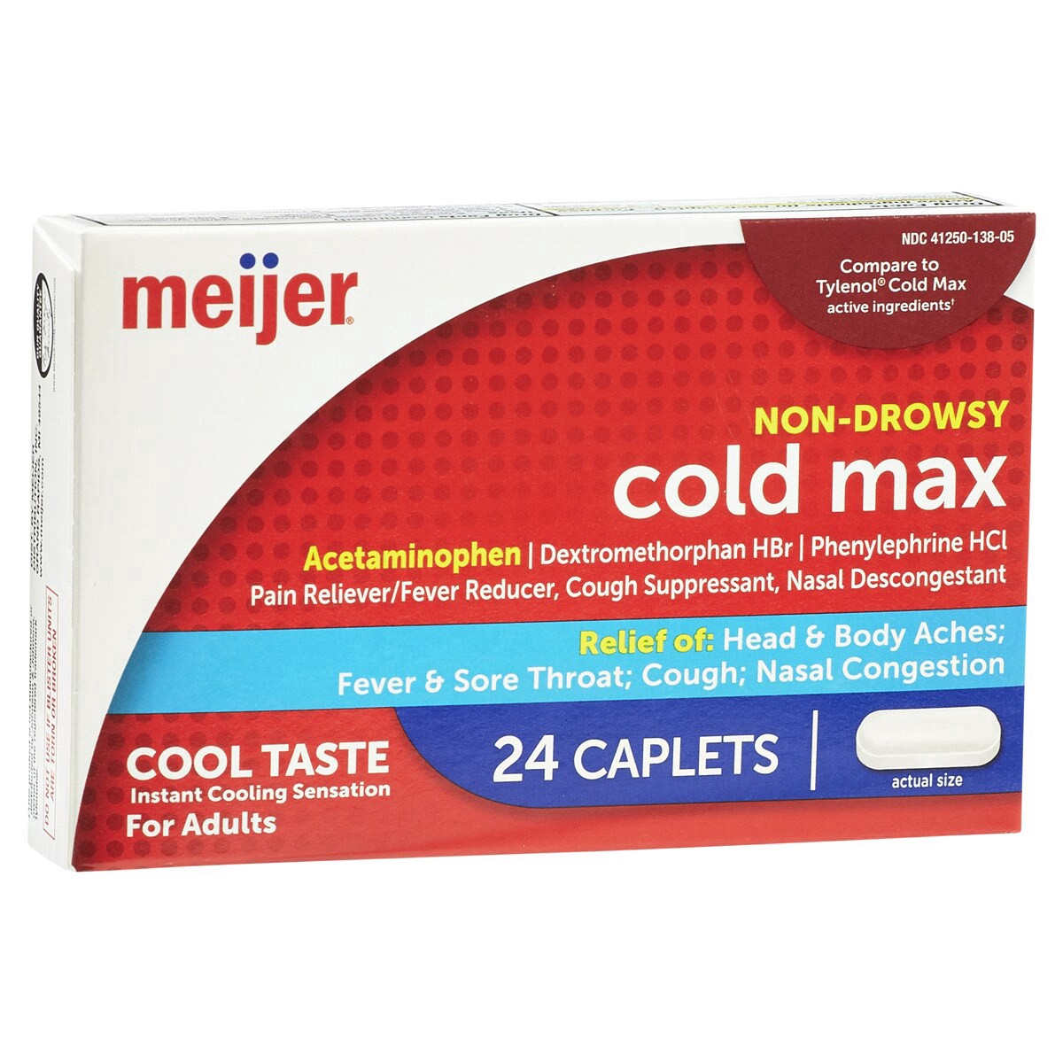 slide 5 of 29, Meijer Cold Multi Symptom Day Caplets, 24 ct