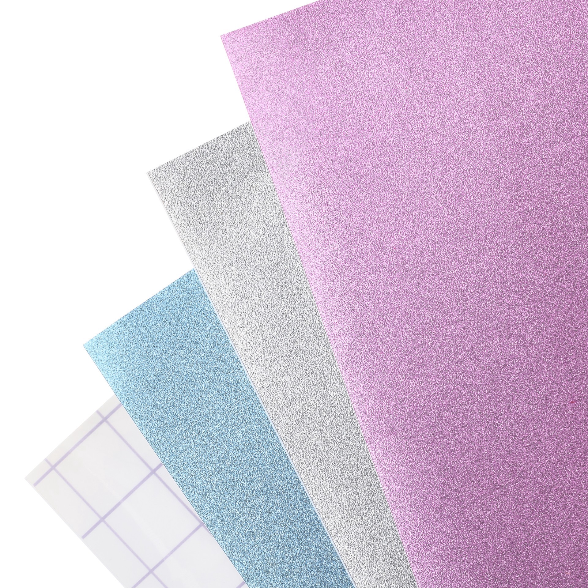 slide 3 of 3, Cricut Premium Vinyl Shimmer Cotton Candy Sampler, 12 in x 24 in