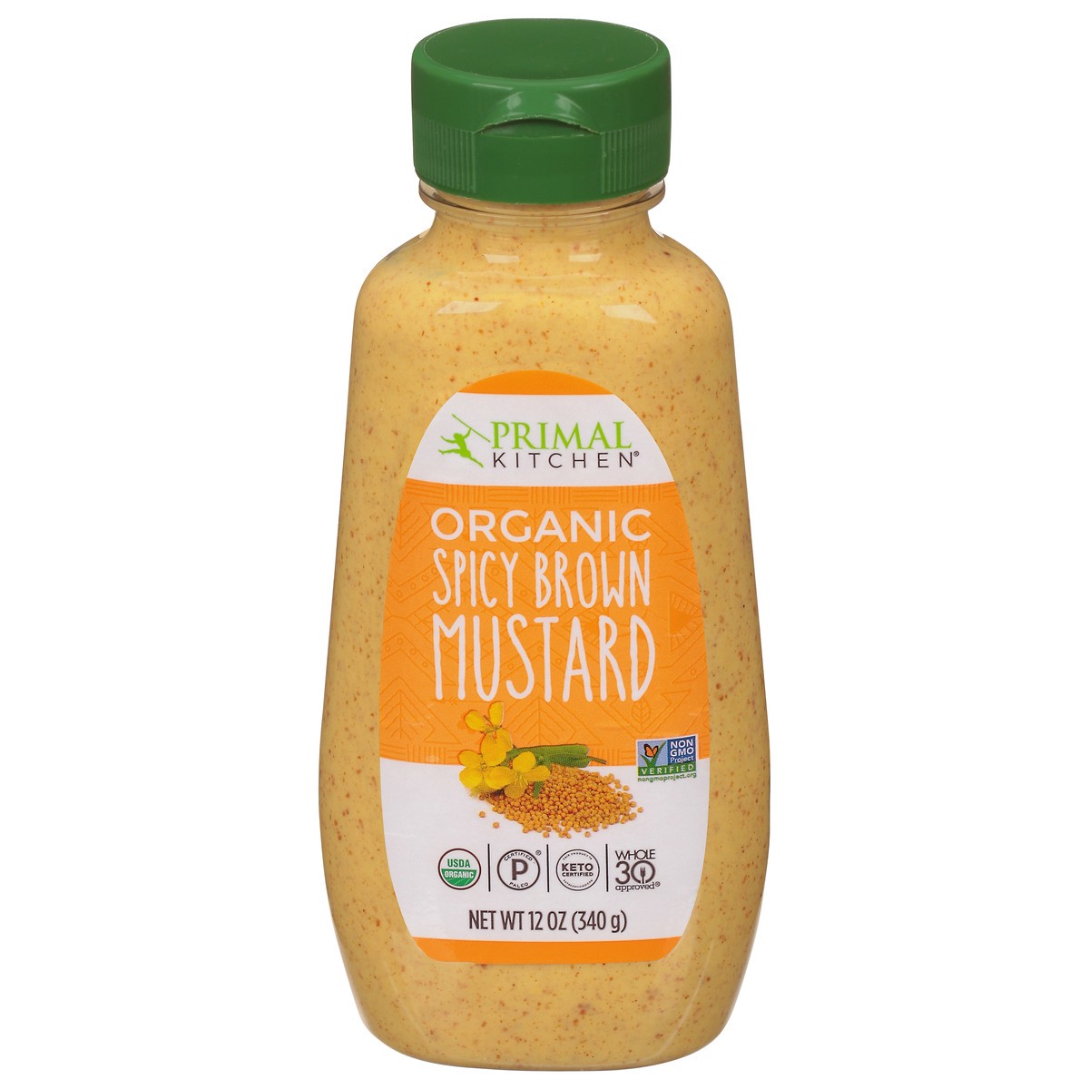 slide 1 of 11, Primal Kitchen Organic Spicy Brown Mustard 12 oz, 12 oz