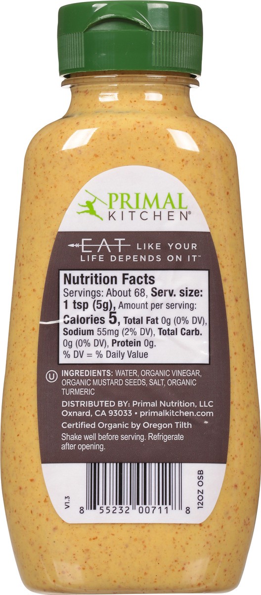 slide 4 of 11, Primal Kitchen Organic Spicy Brown Mustard 12 oz, 12 oz