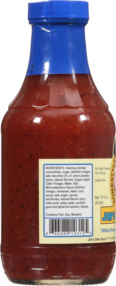 slide 6 of 13, Jim's Own Sauce Homestyle Mild Sauce 16 fl oz, 16 fl oz