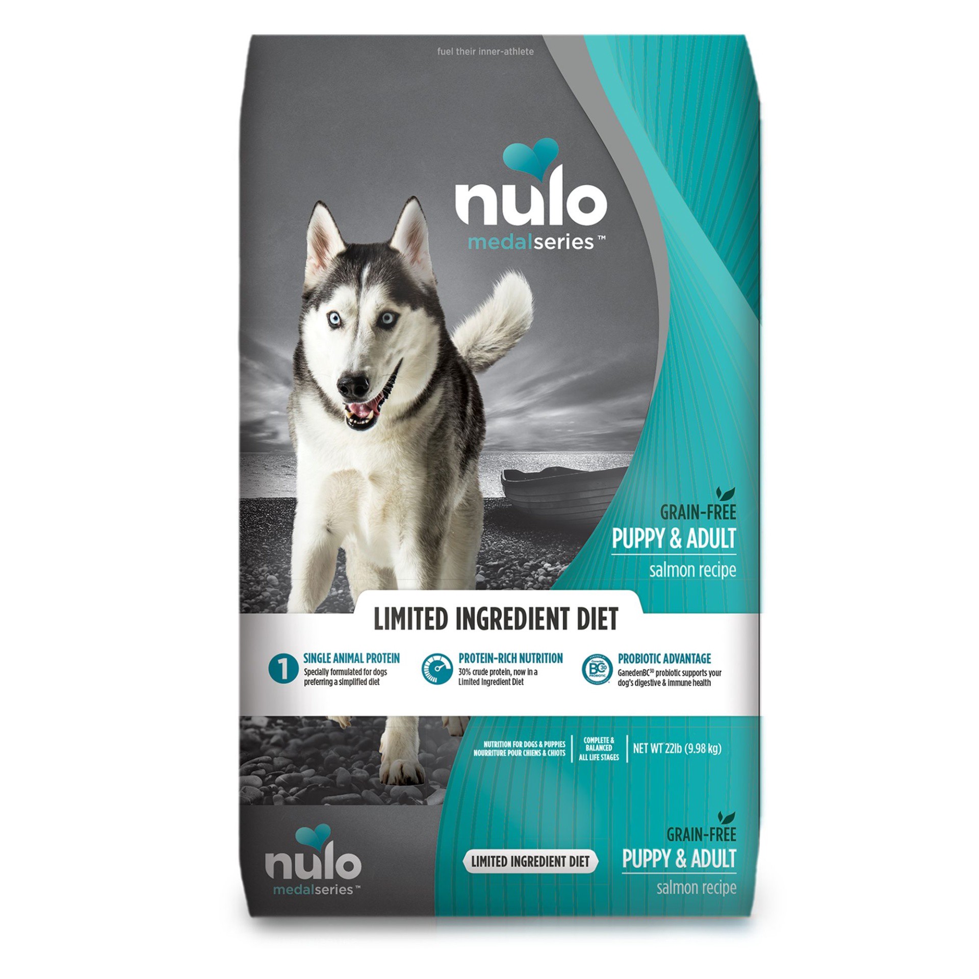 slide 1 of 1, Nulo MedalSeries All Life Stages Dry Dog Food - Salmon, 22 lb