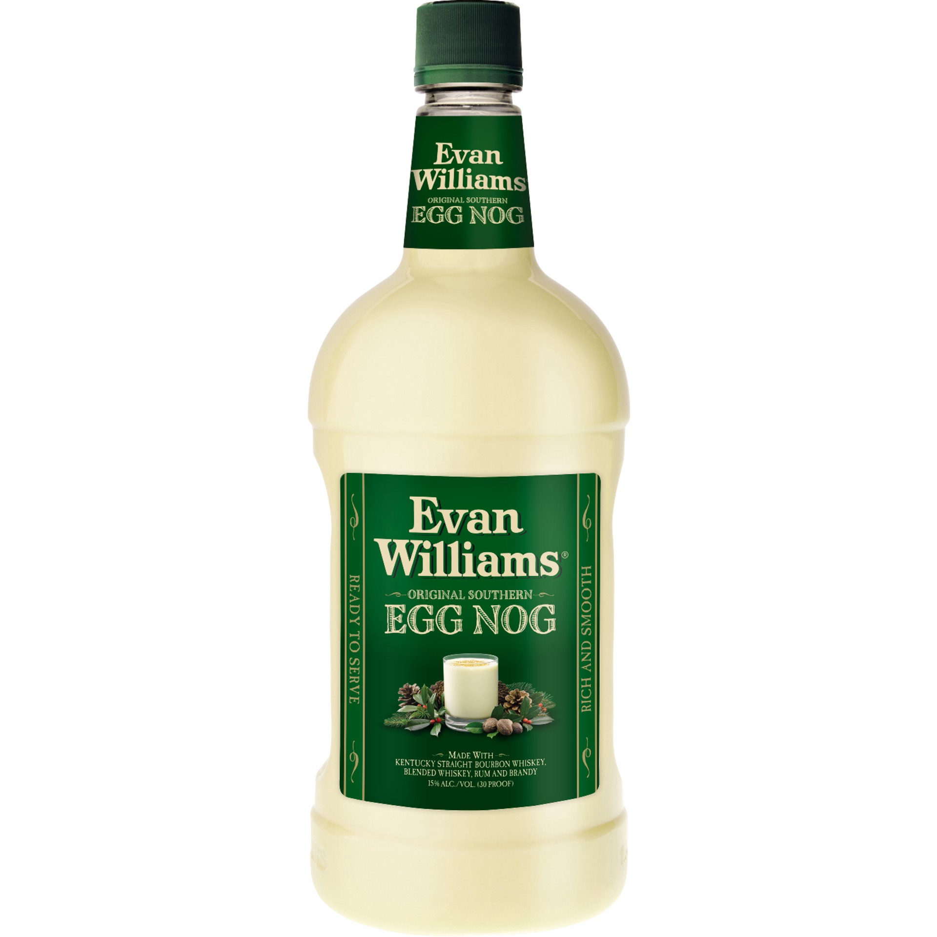 slide 1 of 3, Evan Williams Nog, 1750 ml