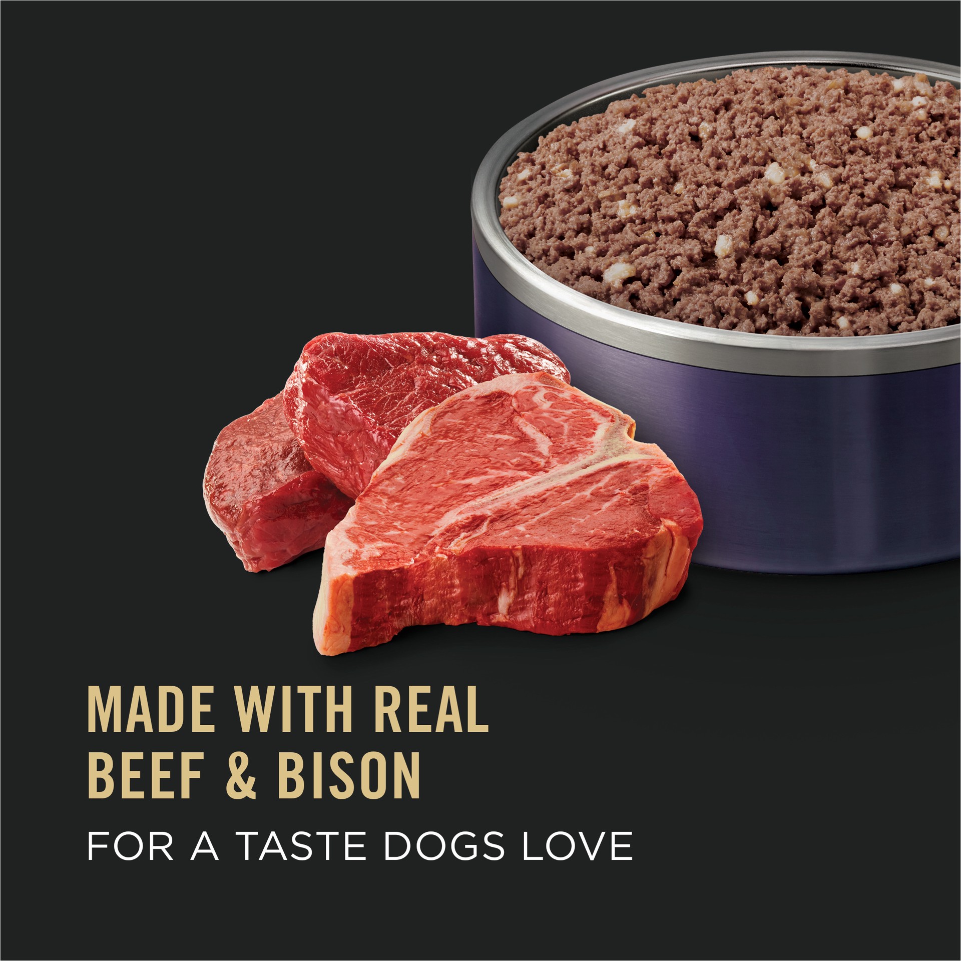 slide 3 of 8, Purina Pro Plan Sport High Protein Wet Dog Food Beef and Bison Entrée, 13 oz