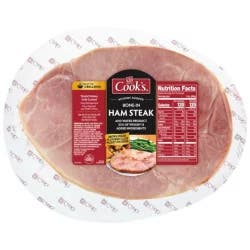 Cook's Hickory Smoked Brown Sugar Bone-In Ham Steak