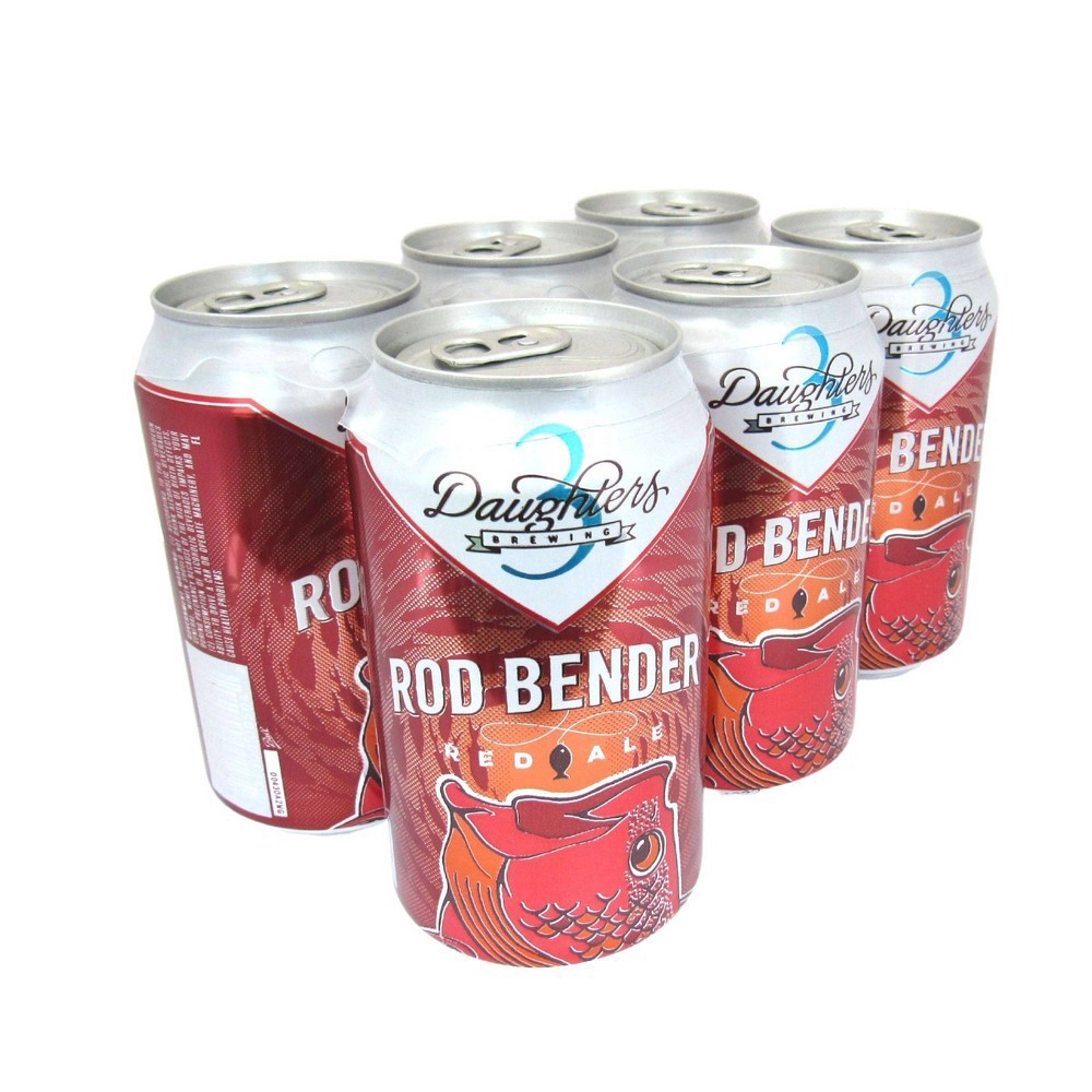 slide 2 of 4, 3 Daughters Brewing Rod Bender Red Ale, 6 ct; 12 oz