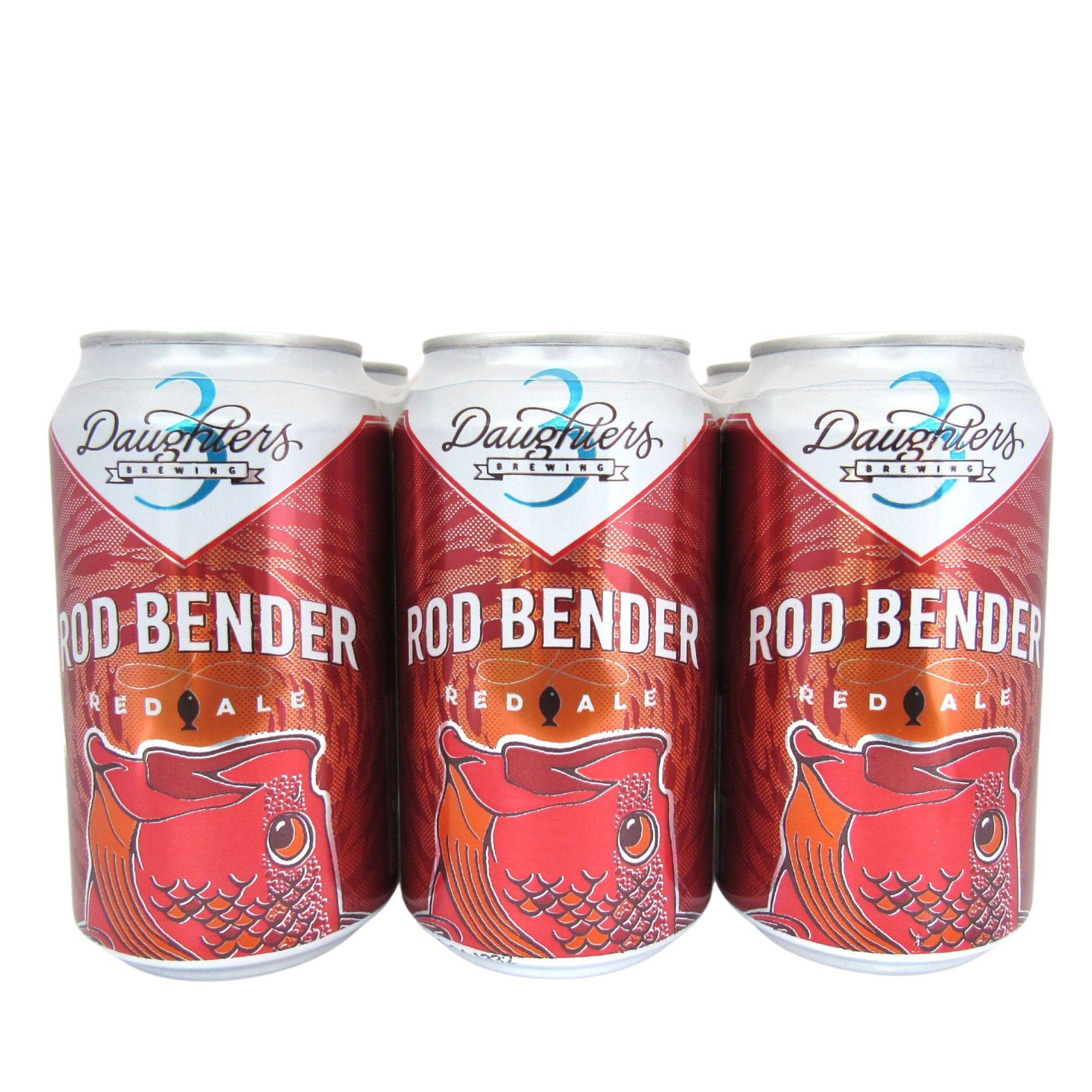 slide 1 of 4, 3 Daughters Brewing Rod Bender Red Ale, 6 ct; 12 oz