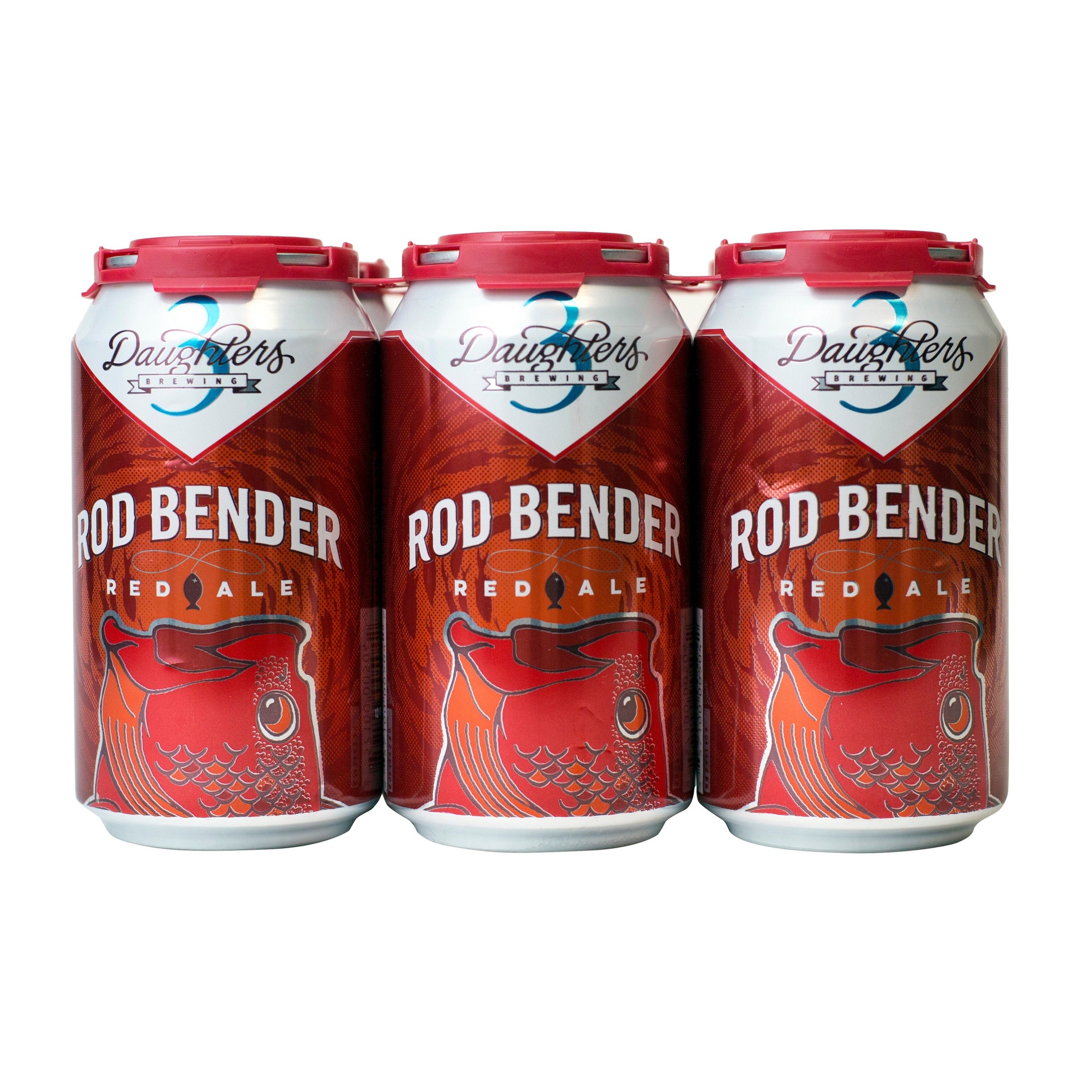 slide 1 of 1, 3 Daughters Brewing Rod Bender Red Ale, 6 ct; 12 oz