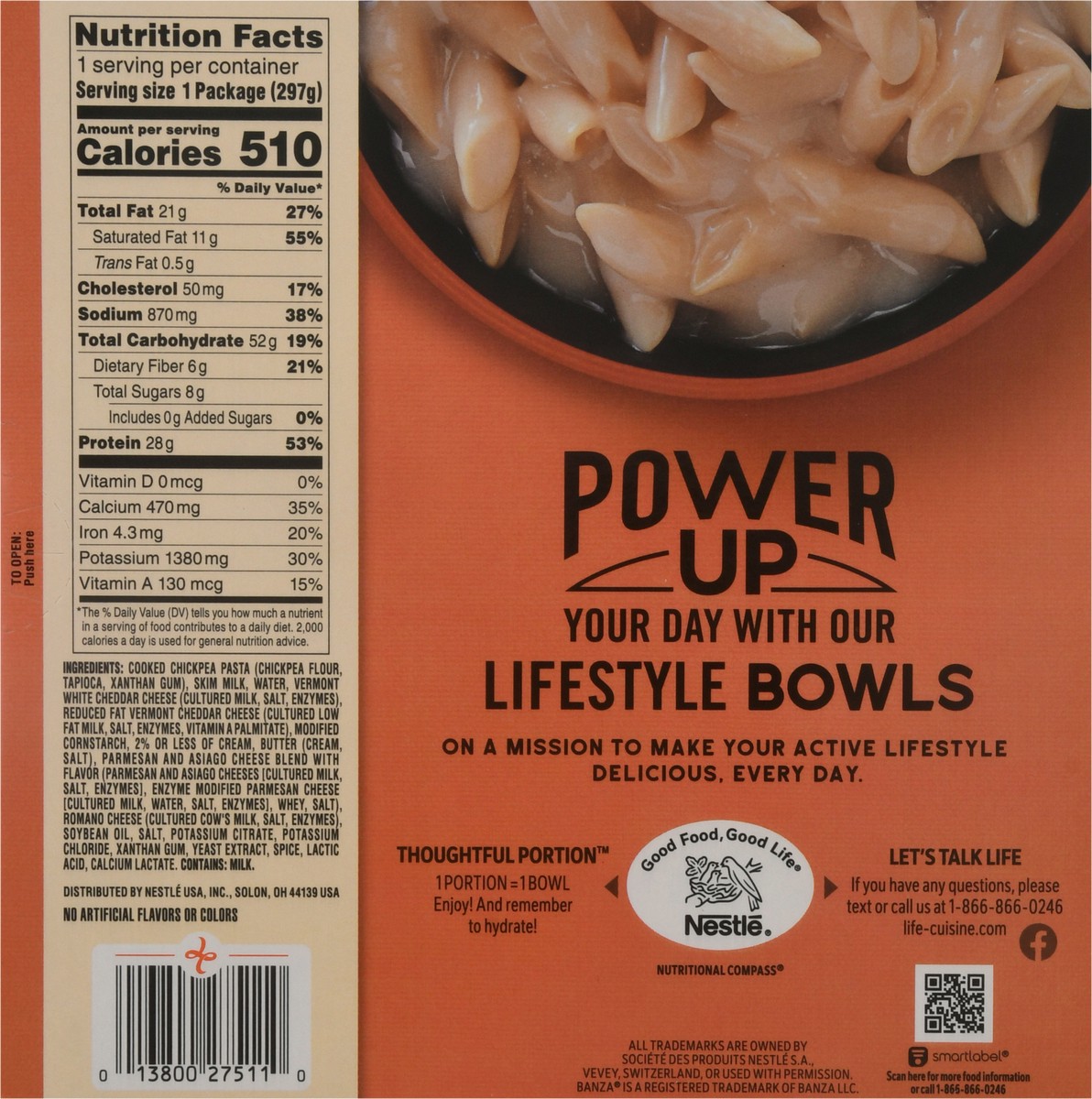 slide 7 of 10, Life Cuisine Gluten Free Triple Cheese Macaroni and Cheese Bowl Frozen Meal, 10.5 oz