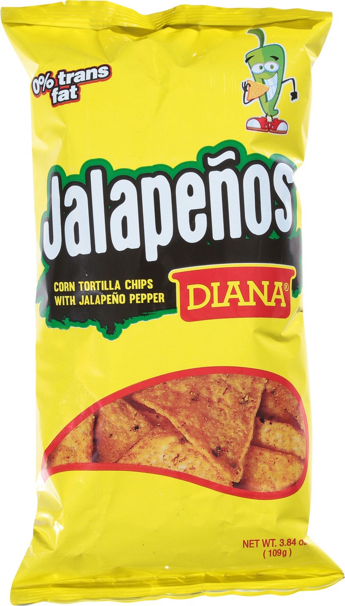 slide 2 of 13, Diana Jalapenos Corn Tortilla Chips 3.84 oz, 3.84 oz