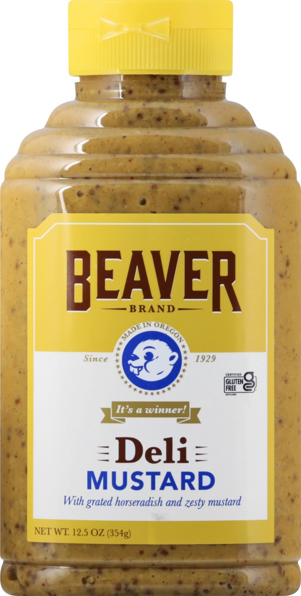 slide 6 of 9, Beaver Deli Mustard 12.5 oz, 12 oz