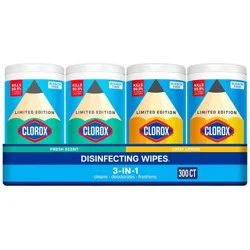 Clorox Disinfecting Wipes Value Pack - 300ct/4pk