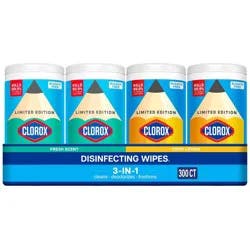 Clorox Disinfecting Wipes Value Pack - 300ct/4pk