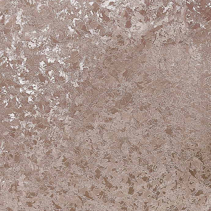 slide 2 of 2, Arthouse Velvet Crush Foil Textured Wallpaper - Rose Gold, 1 ct