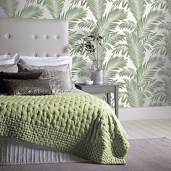 slide 2 of 2, Arthouse Tropical Palm Wallpaper - Green, 1 ct