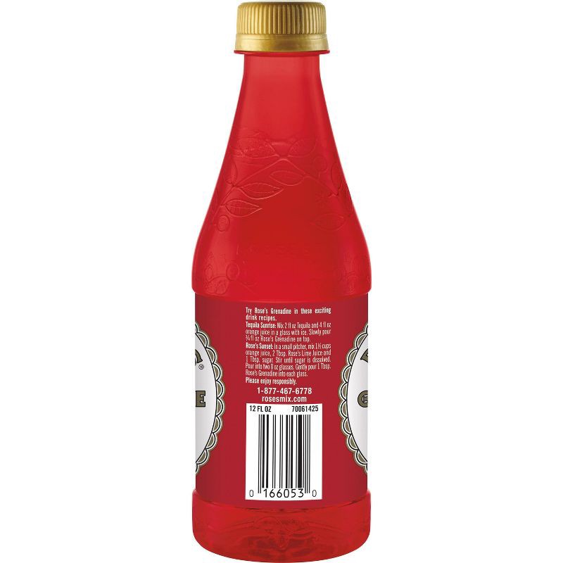 slide 4 of 5, Rose's Grenadine Syrup - 355ml Bottle, 355 ml
