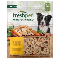 Freshpet Select Fresh From The Kitchen Home Cooked Chicken and Vegetable Recipe Refrigerated Wet Dog Food - 4.5lbs