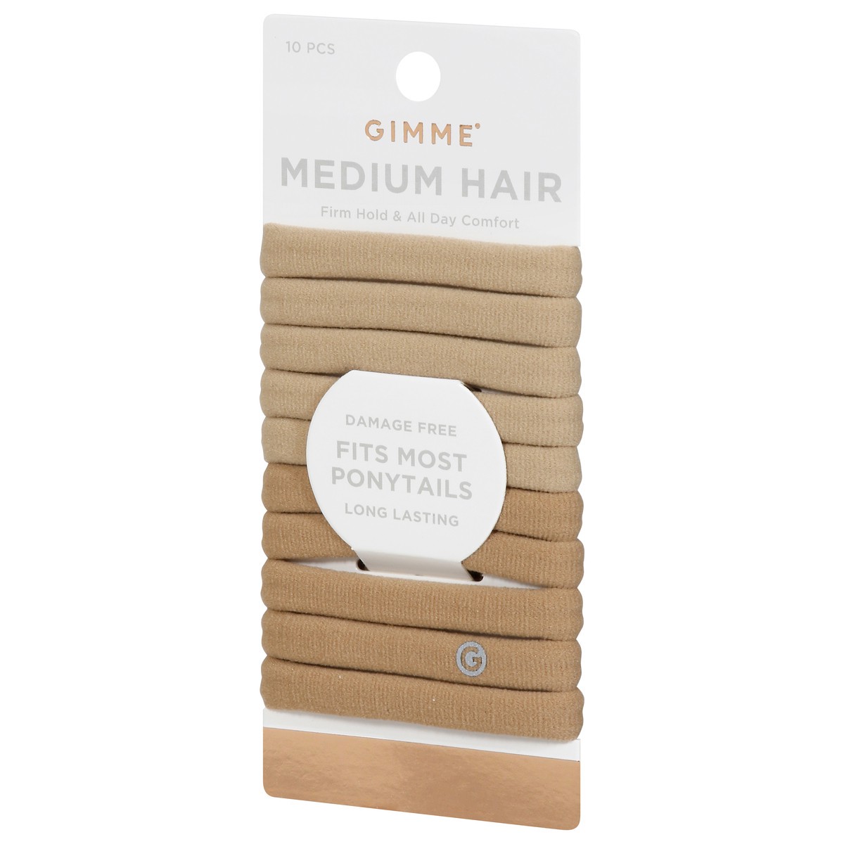 slide 6 of 12, gimMe Medium Hair Ponytails 10 Pieces 10 ea, 10 ct