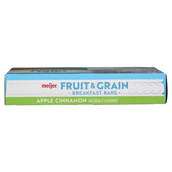 slide 16 of 29, Meijer Fruit & Grain Apple Cinnamon Breakfast Bar, 8 ct, 1.3 oz