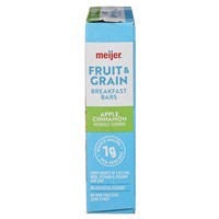 slide 23 of 29, Meijer Fruit & Grain Apple Cinnamon Breakfast Bar, 8 ct, 1.3 oz