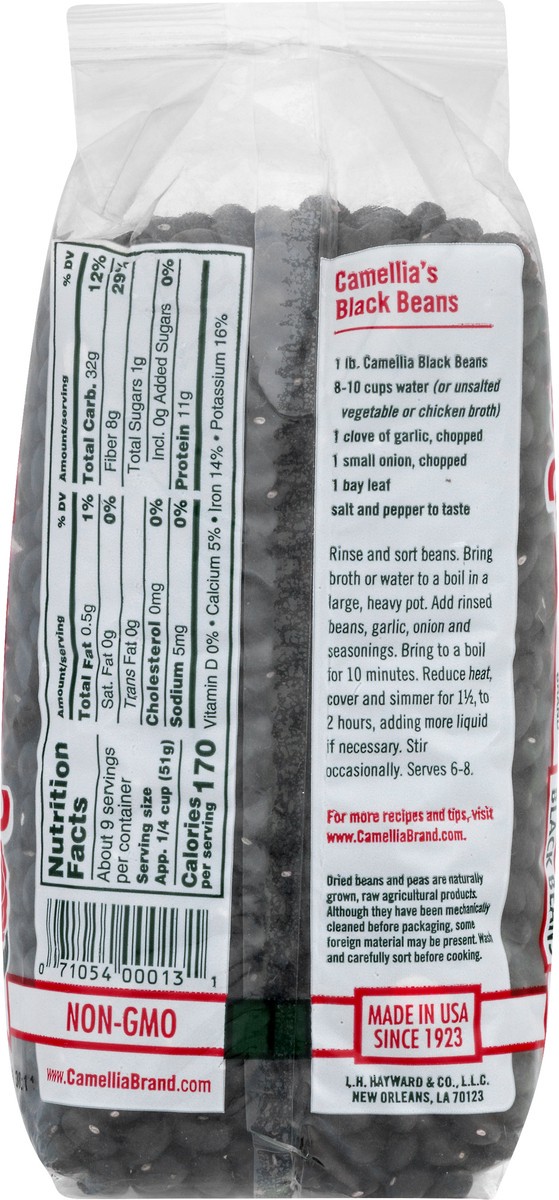 slide 4 of 9, Camellia Black Beans, 16 oz