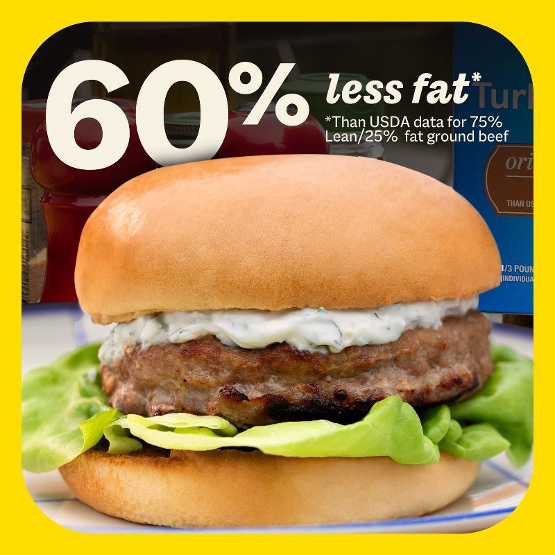 slide 5 of 9, Butterball Seasoned Turkey Burger Patties - Frozen - 32oz/6ct, 32 oz, 6 ct