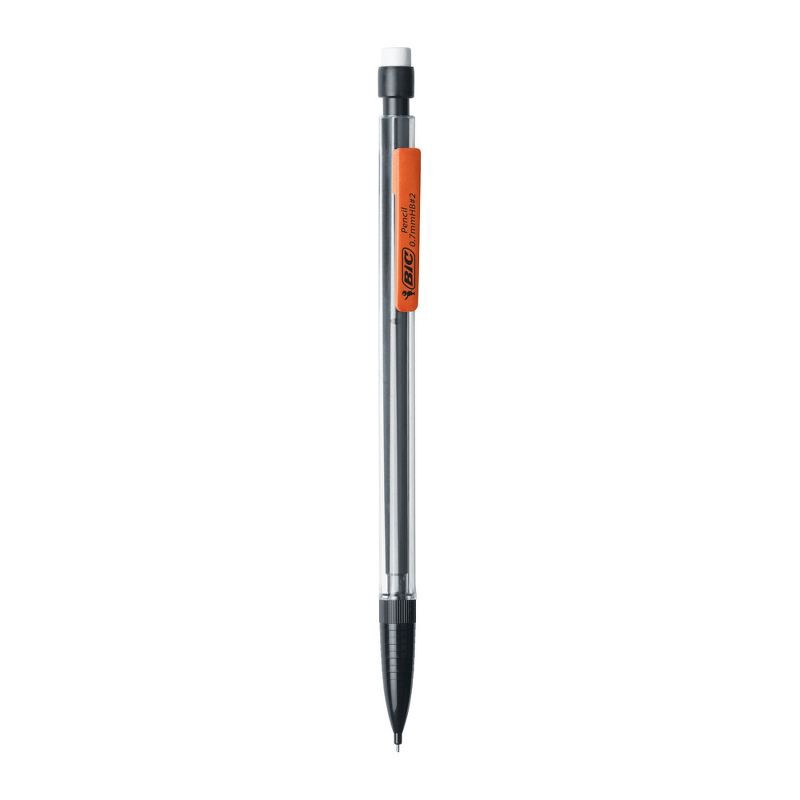 slide 4 of 7, BIC #2 Xtra Life Mechanical Pencils, 0.7mm, 40ct - Multicolor: School Supplies, Plastic, Pocket Clip, Adult Use, 40 ct