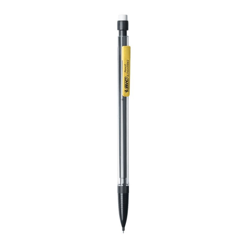 slide 6 of 7, BIC #2 Xtra Life Mechanical Pencils, 0.7mm, 40ct - Multicolor: School Supplies, Plastic, Pocket Clip, Adult Use, 40 ct