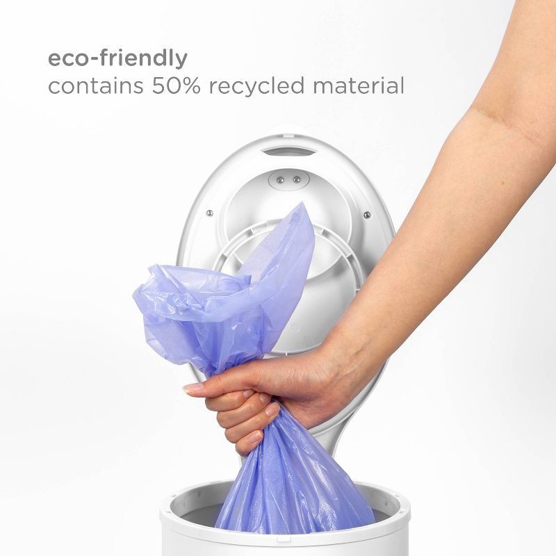 slide 3 of 4, Ubbi Plastic Diaper Pail Bags - White - 75ct, 75 ct