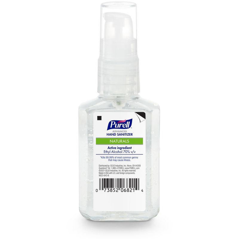 slide 2 of 6, Purell Naturals Gel - Trial Size - 2 fl oz, 2 fl oz