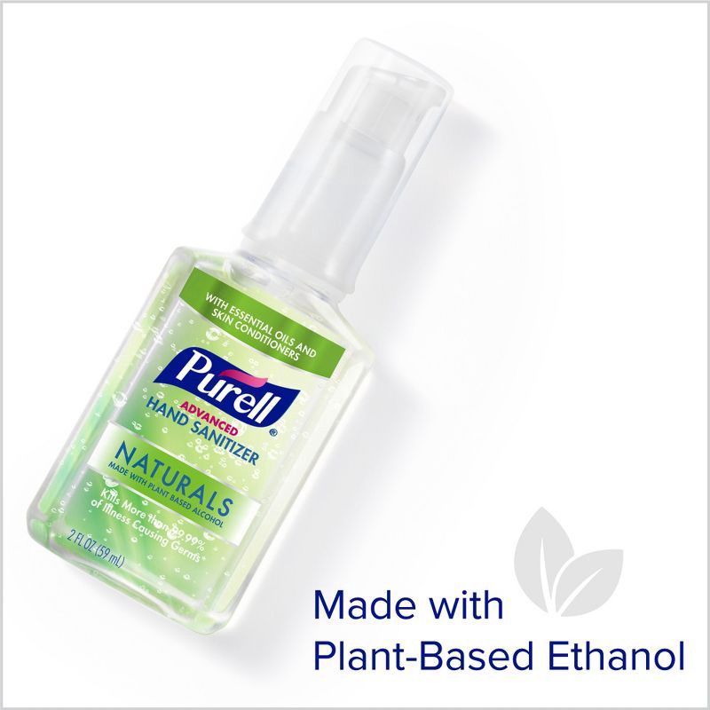 slide 4 of 6, Purell Naturals Gel - Trial Size - 2 fl oz, 2 fl oz