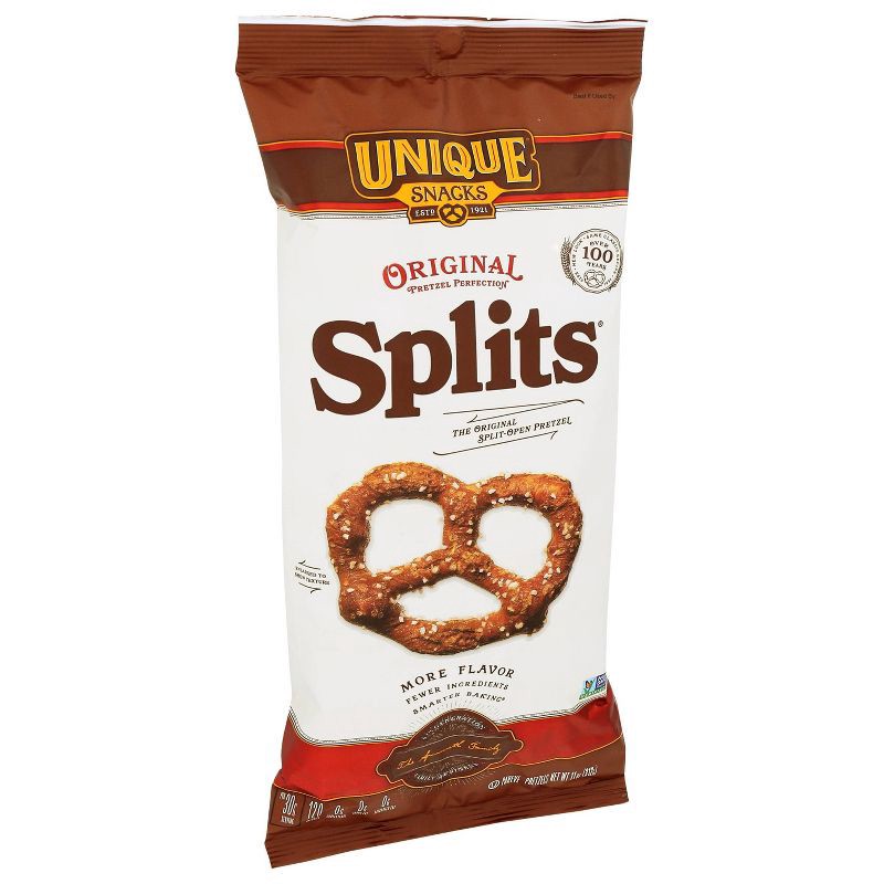 slide 2 of 6, Unique Pretzels Original Splits - 11oz, 11 oz