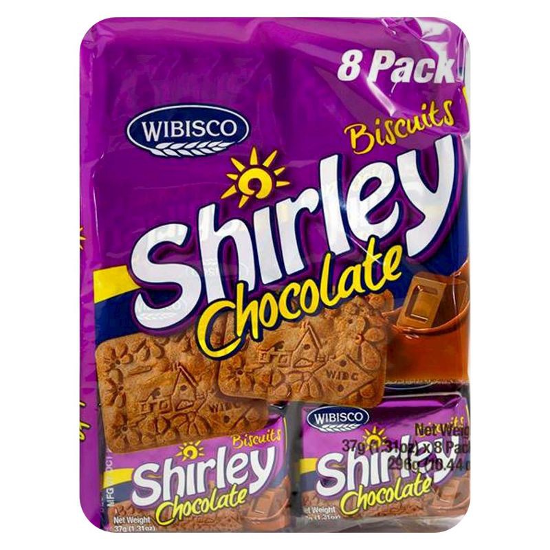 slide 1 of 1, Iberia Wibisco Shirley Chocolate Biscuits - 8ct, 8 ct