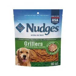 Blue Buffalo Nudges Grillers Natural Dog Treats with Chicken - 16oz