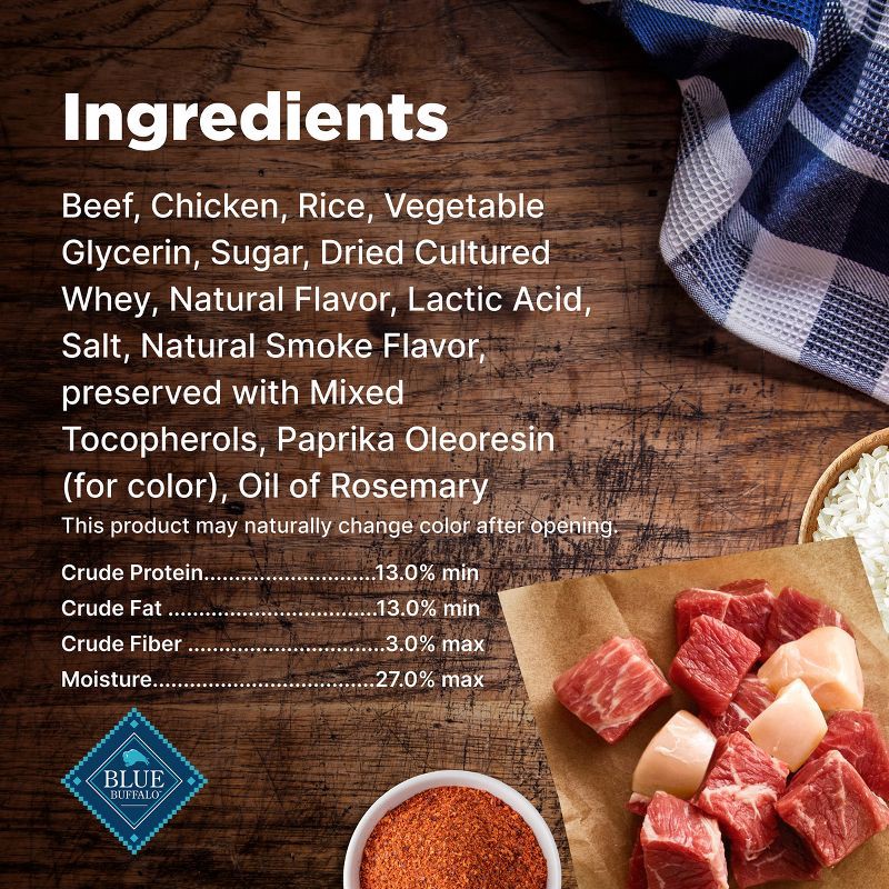 slide 5 of 10, Blue Buffalo Nudges Grillers Natural Dog Treats with Beef Steak - 16oz, 16 oz