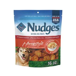 Blue Buffalo Nudges Homestyle Natural Dog Treats with Chicken Flavor - 16oz