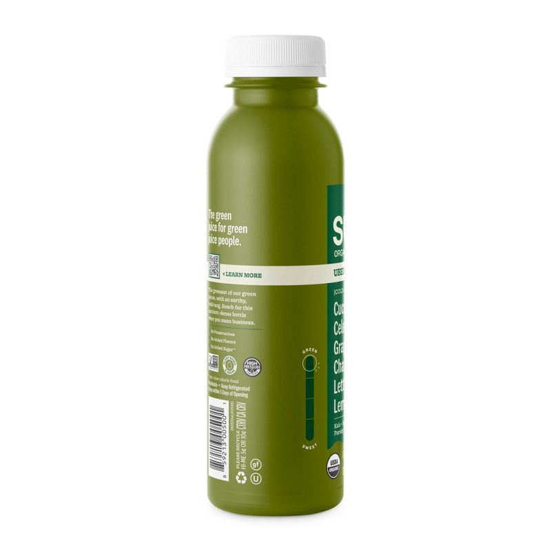 slide 10 of 11, Suja Organic Uber Greens Cold Pressed Juice Drink - 12 fl oz Bottle, 12 fl oz