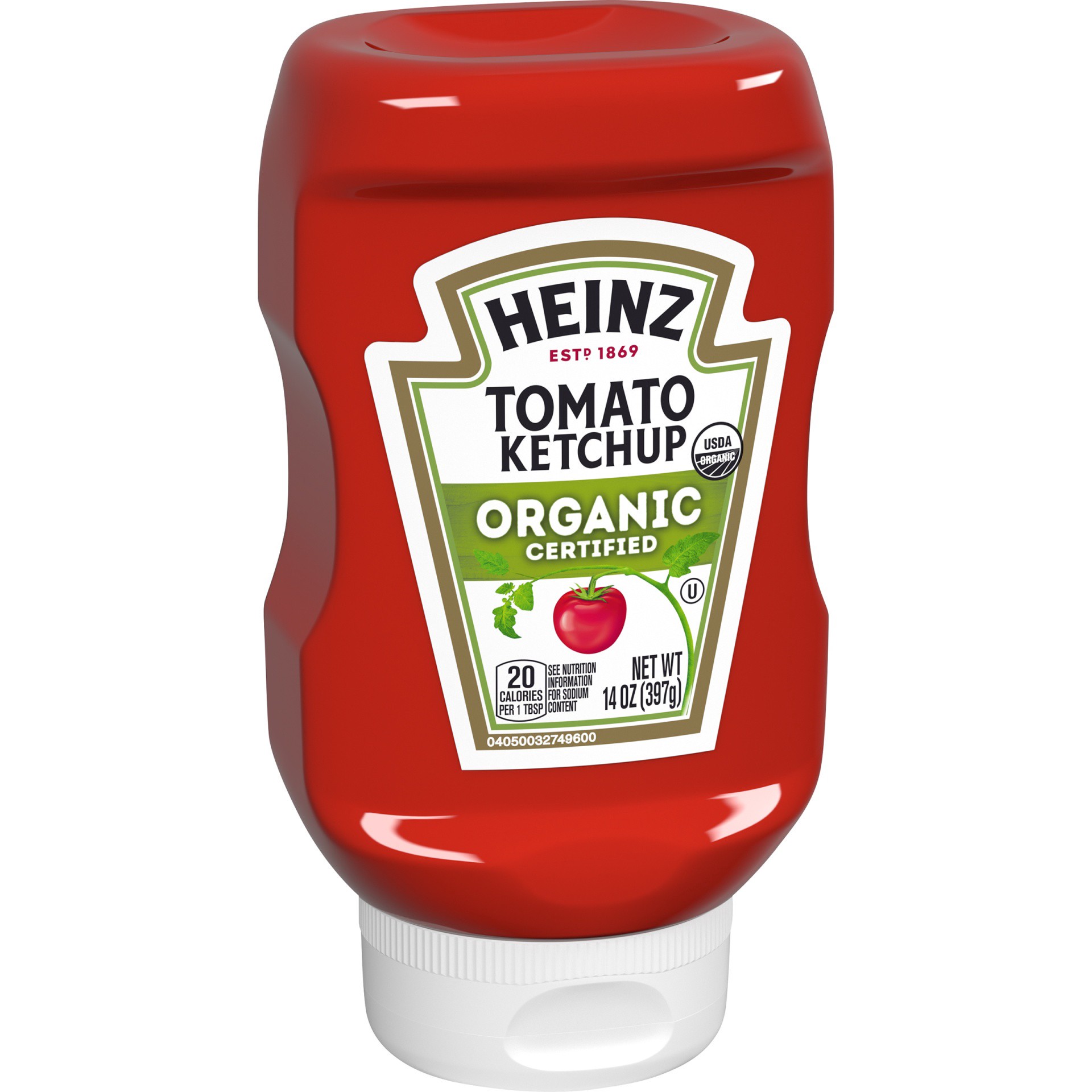 slide 8 of 12, Heinz Organic Tomato Ketchup Easy Squeeze Bottle, 14 oz